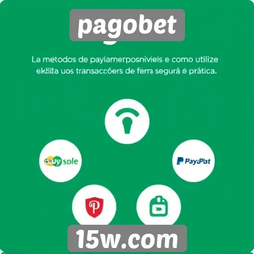 Métodos de pagamento disponíveis na plataforma pagobet